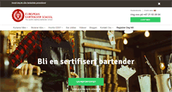 Desktop Screenshot of bartenderskolen.com